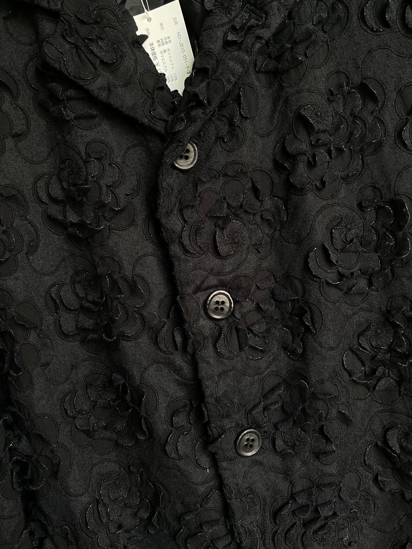 Comme des Garcons COMME des GARCONS Floral Blazer Coat Size US M / EU 48-50 / 2 - 7 Thumbnail