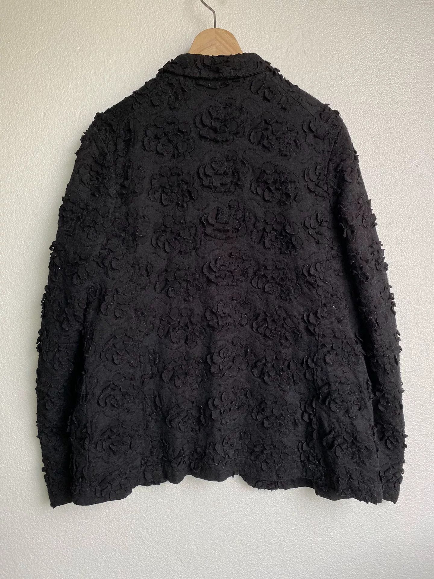 Comme des Garcons COMME des GARCONS Floral Blazer Coat Size US M / EU 48-50 / 2 - 2 Thumbnail