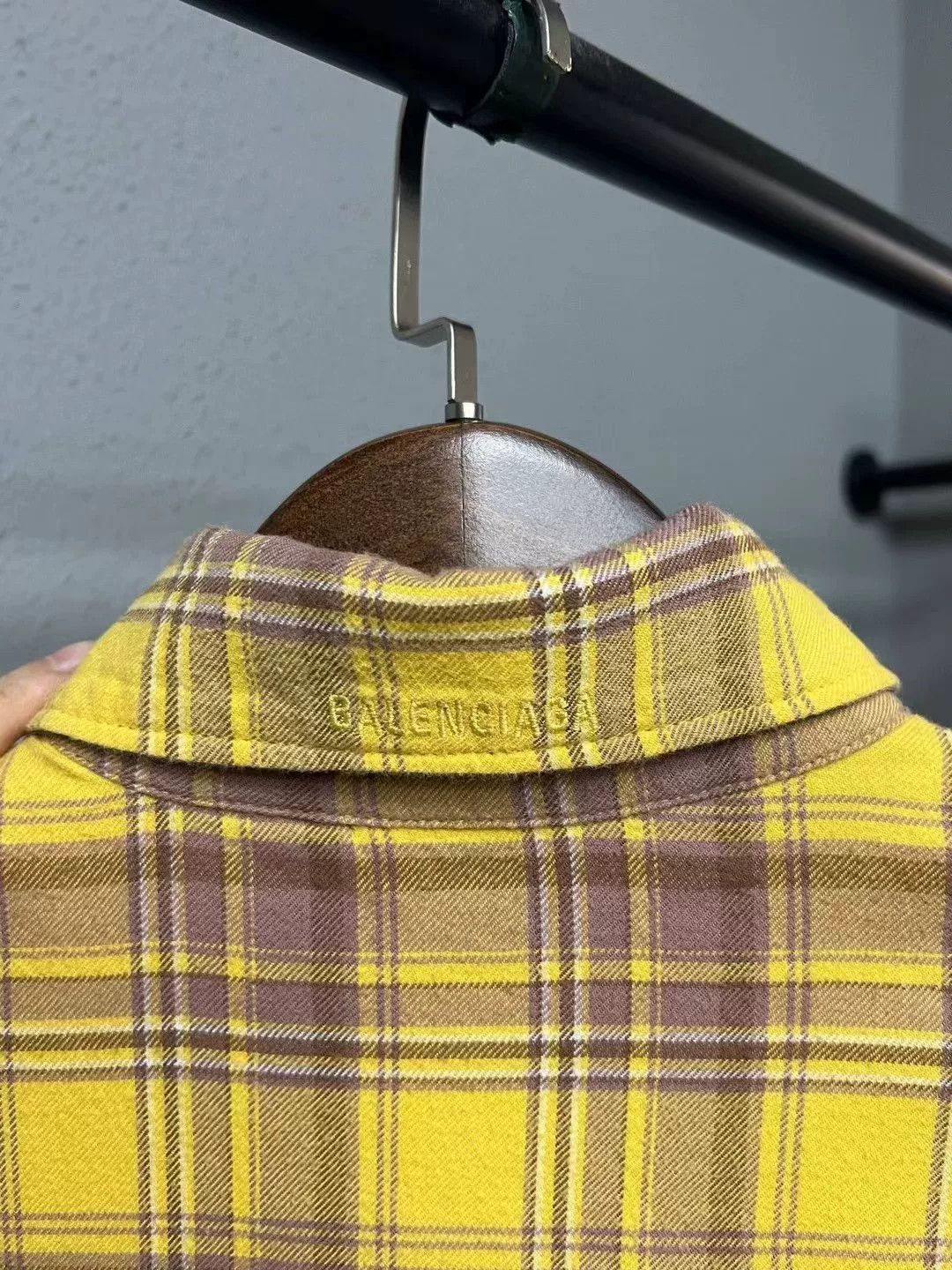 Balenciaga Balenciaga Double-Faced Flannel Shirt Size US XS / EU 42 / 0 - 3 Thumbnail