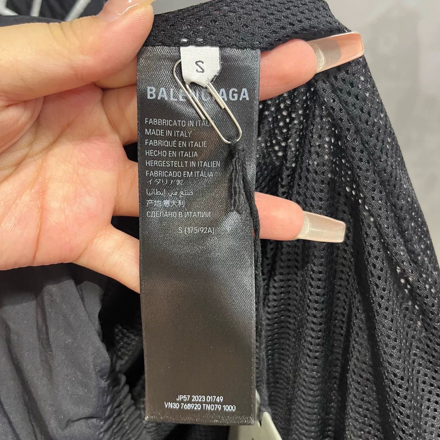 Balenciaga Balenciaga Black Logo Zip-Up Jacket Size US S / EU 44-46 / 1 - 4 Thumbnail