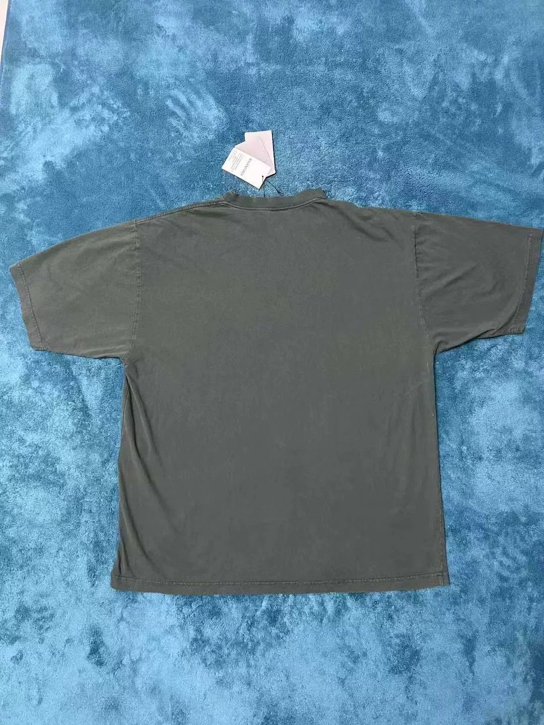 Balenciaga Balenciaga BB Logo Print Green T-Shirt Size US L / EU 52-54 / 3 - 2 Thumbnail