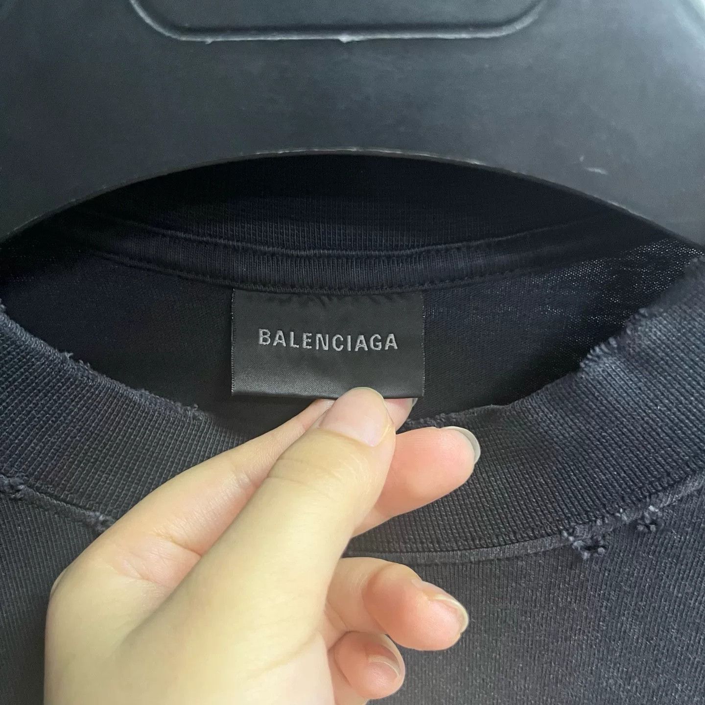 Balenciaga Balenciaga Logo Print Short Sleeve T-shirt Size US S / EU 44-46 / 1 - 2 Thumbnail