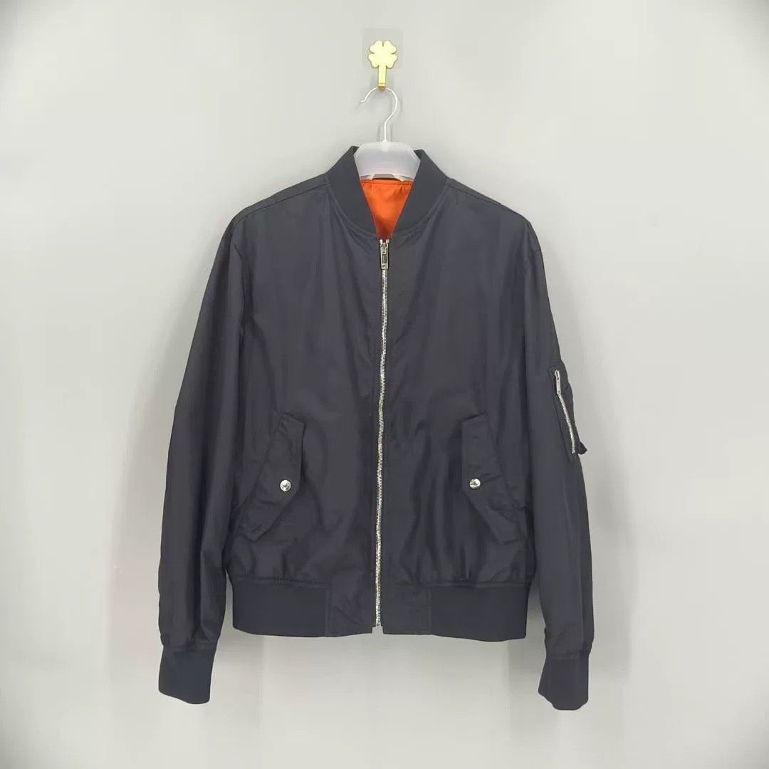 Valentino Valentino Black Pink Back Logo Bomber Jacket Size US M / EU 48-50 / 2 - 2 Thumbnail