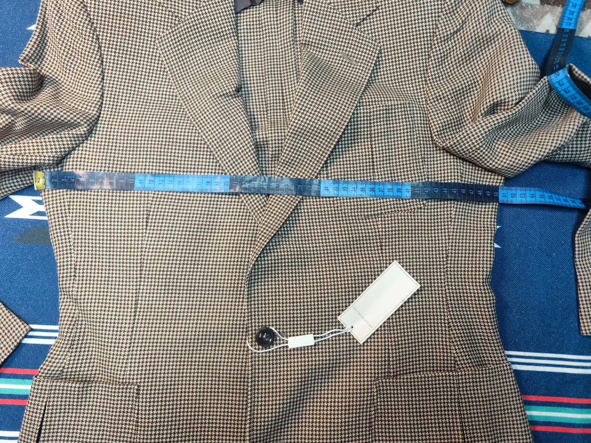 RRL Ralph Lauren RRL Houndstooth Casual Wool Blazer Size US M / EU 48-50 / 2 - 6 Thumbnail