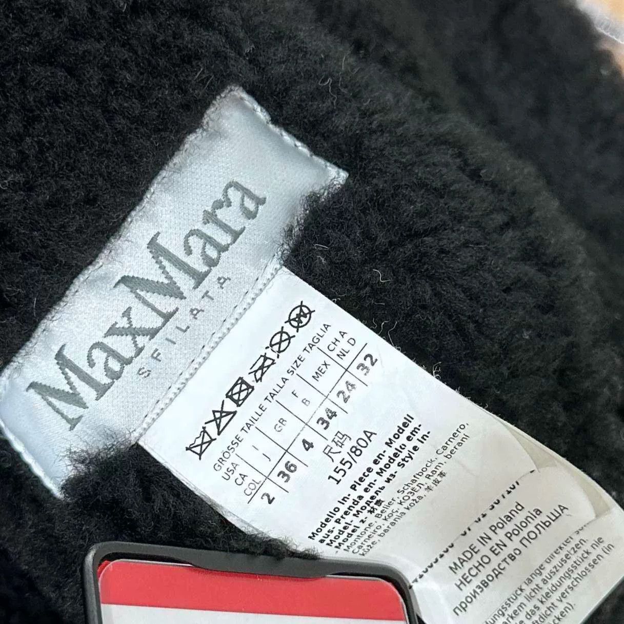Max Mara black teddy coat by MaxMara Size US S / EU 44-46 / 1 - 4 Thumbnail