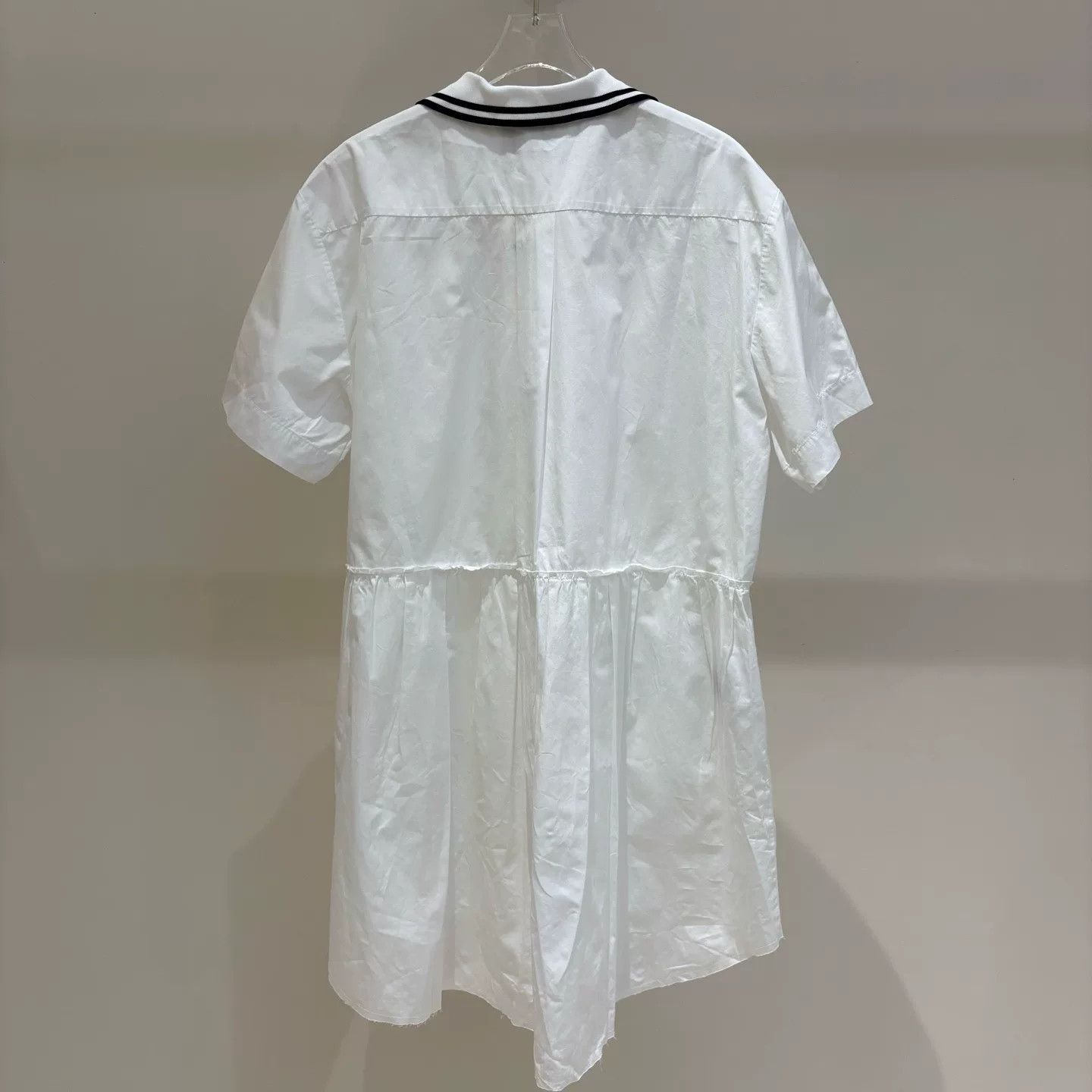 Miu Miu miu miu logo striped short sleeve dress Size US 38 / EU 54 - 2 Thumbnail