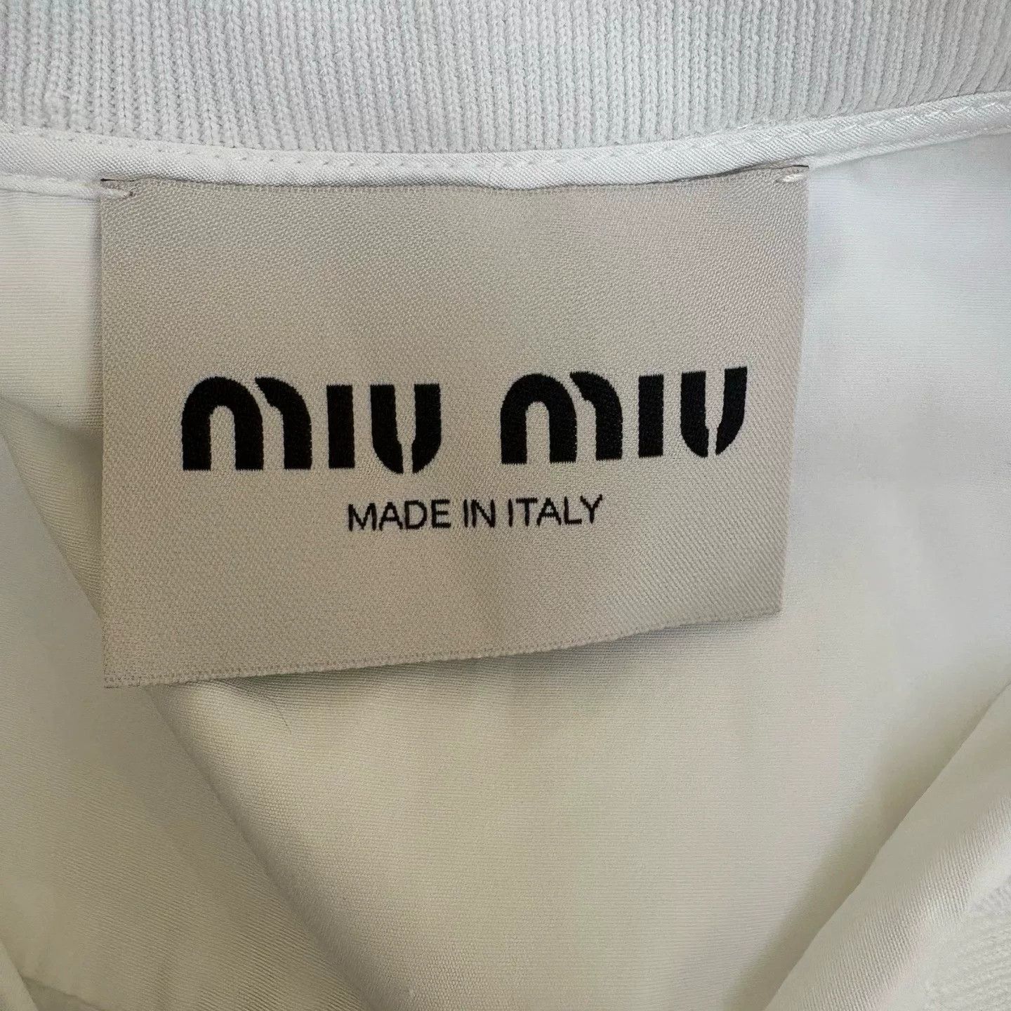 Miu Miu miu miu logo striped short sleeve dress Size US 38 / EU 54 - 8 Thumbnail