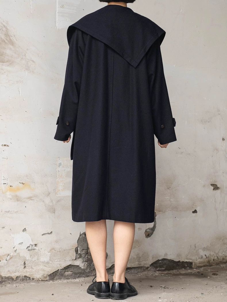 Comme des Garcons 1980s COMME des GARCONS Asymmetric Coat Size US L / EU 52-54 / 3 - 5 Thumbnail