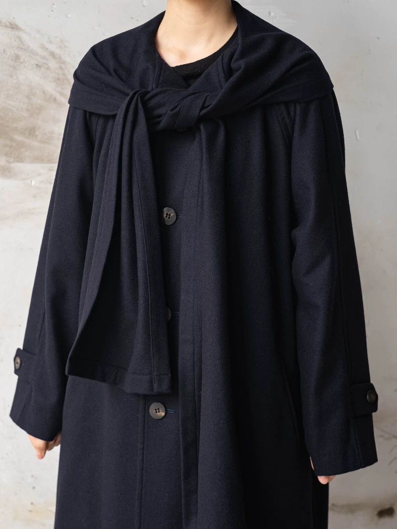 Comme des Garcons 1980s COMME des GARCONS Asymmetric Coat Size US L / EU 52-54 / 3 - 7 Thumbnail