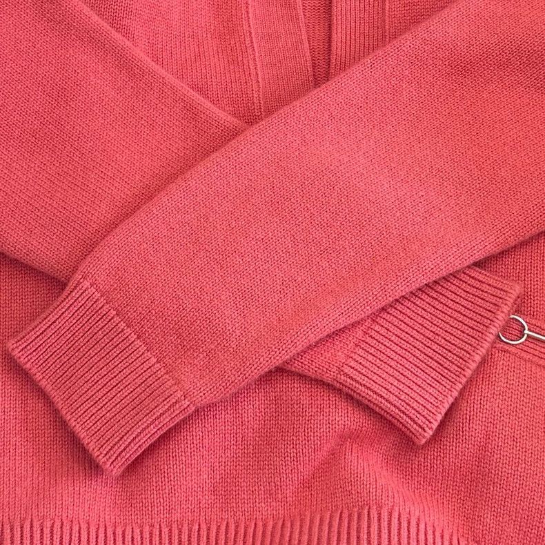 Hermes Hermes Solid V-Neck Cashmere Sweater Size US M / EU 48-50 / 2 - 5 Thumbnail