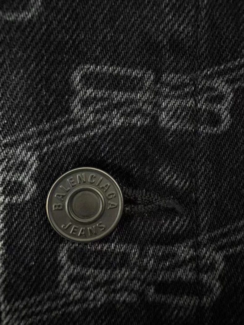 Balenciaga Balenciaga BB Lock Denim Jacket Size US L / EU 52-54 / 3 - 3 Thumbnail