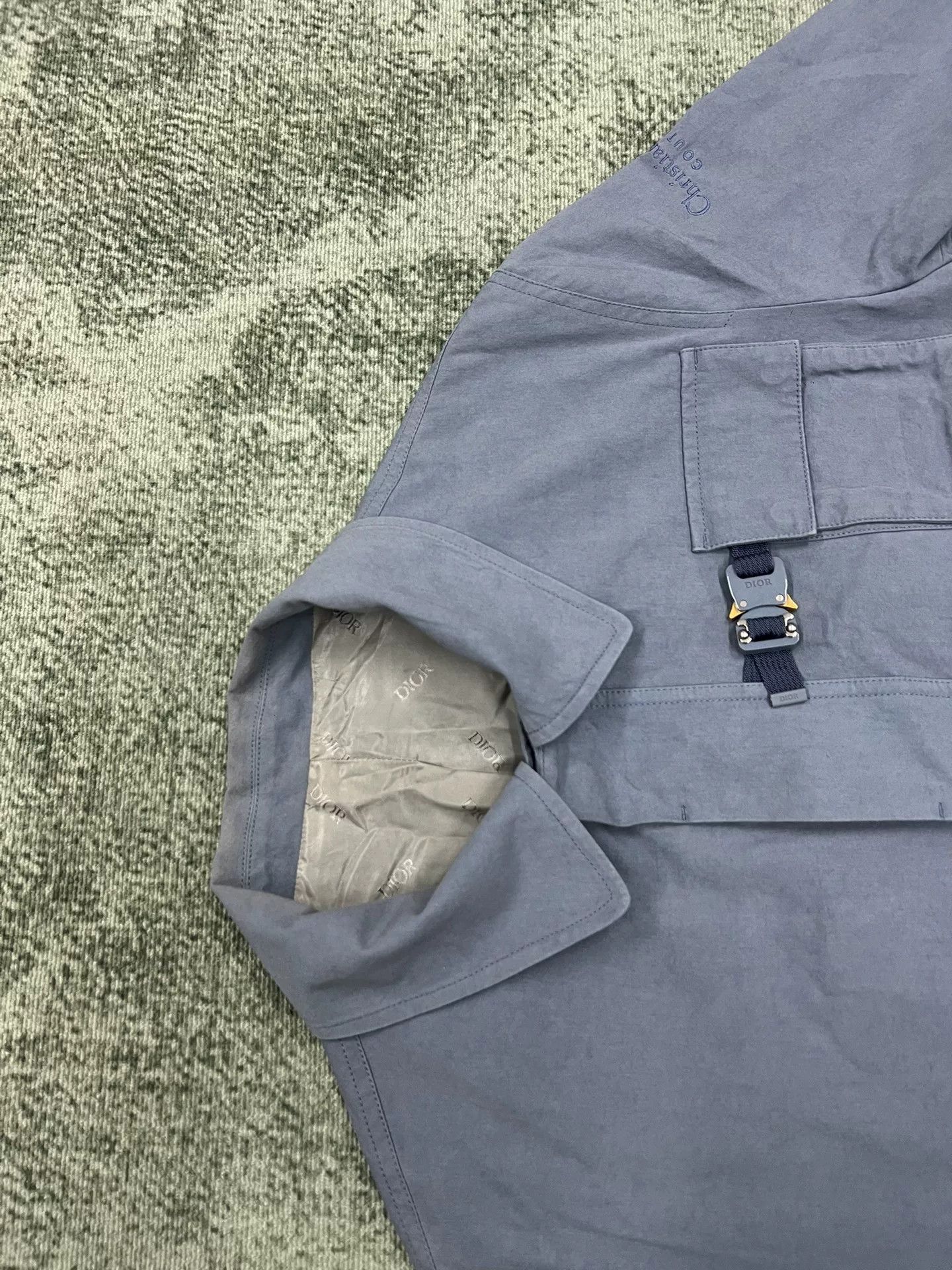 DIOR FW22 Multi-Pocket Collared Shirt