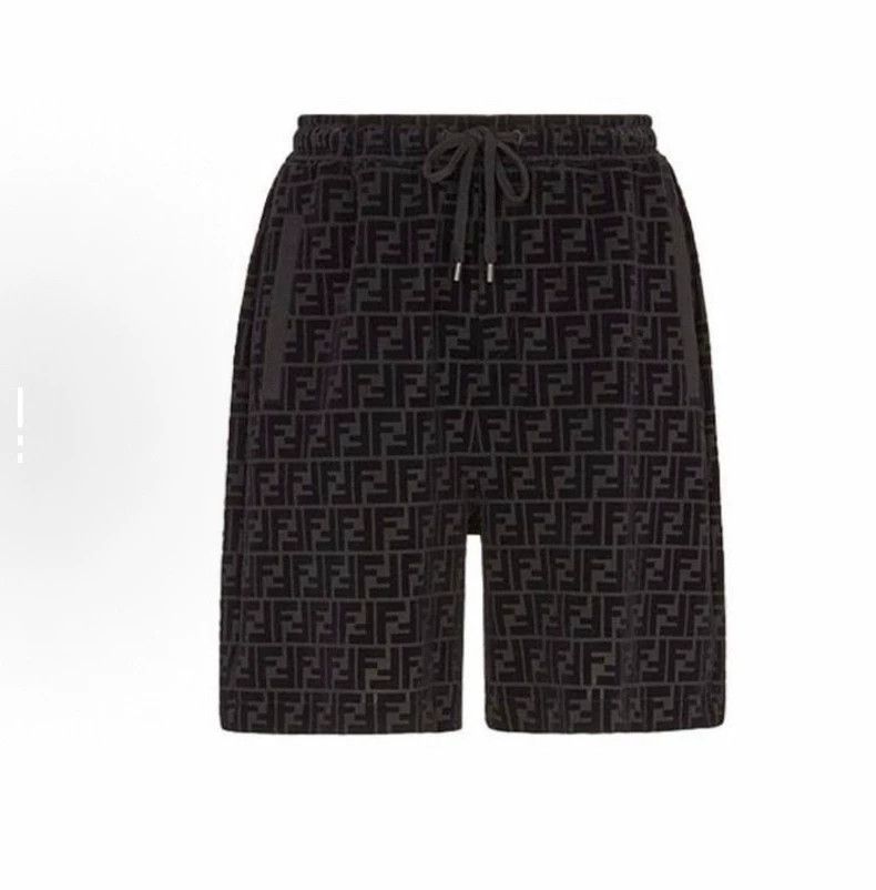 Fendi FENDI Logo Print Drawstring Shorts Size US 36 / EU 52 - 4 Thumbnail