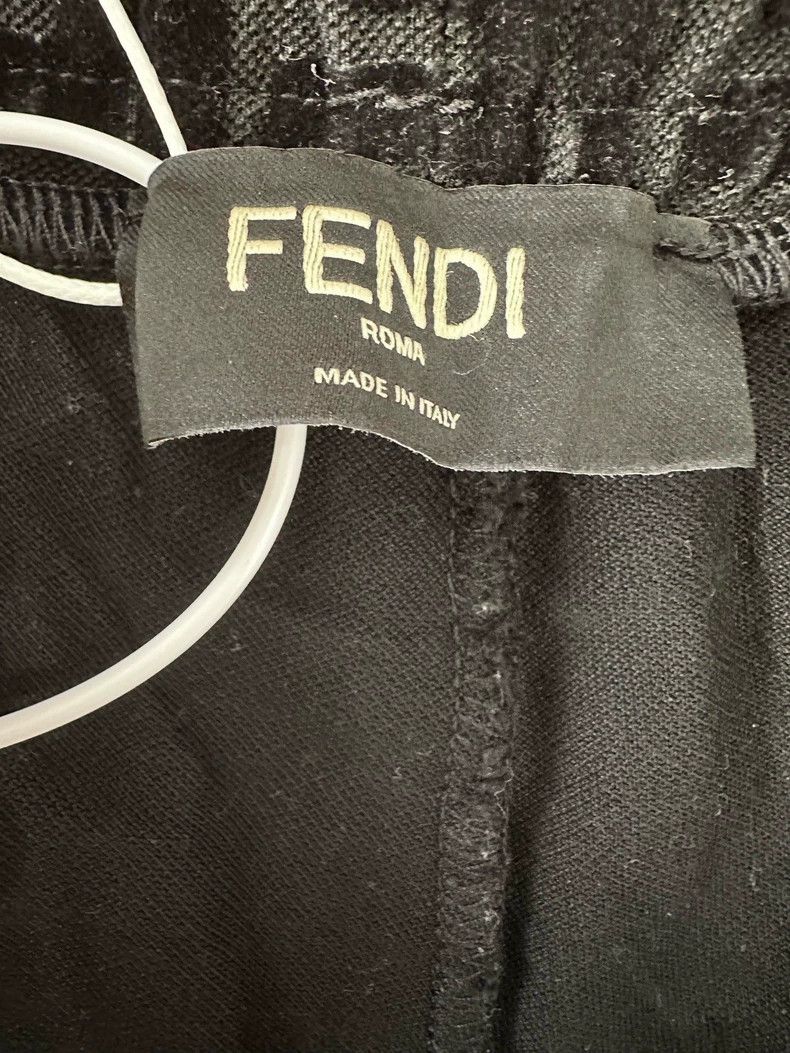 Fendi FENDI Logo Print Drawstring Shorts Size US 36 / EU 52 - 2 Thumbnail