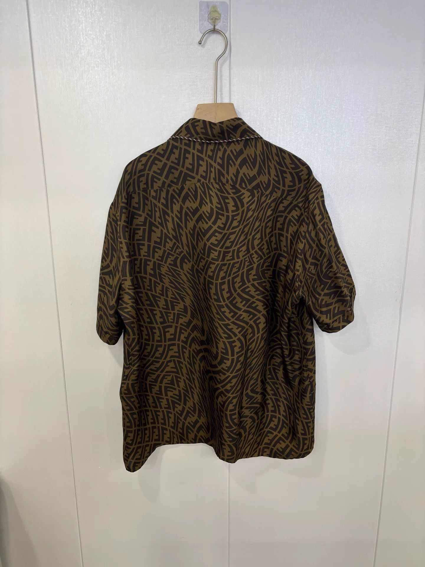 Fendi FENDI Double F Print Short Sleeve Shirt Size US L / EU 52-54 / 3 - 2 Thumbnail