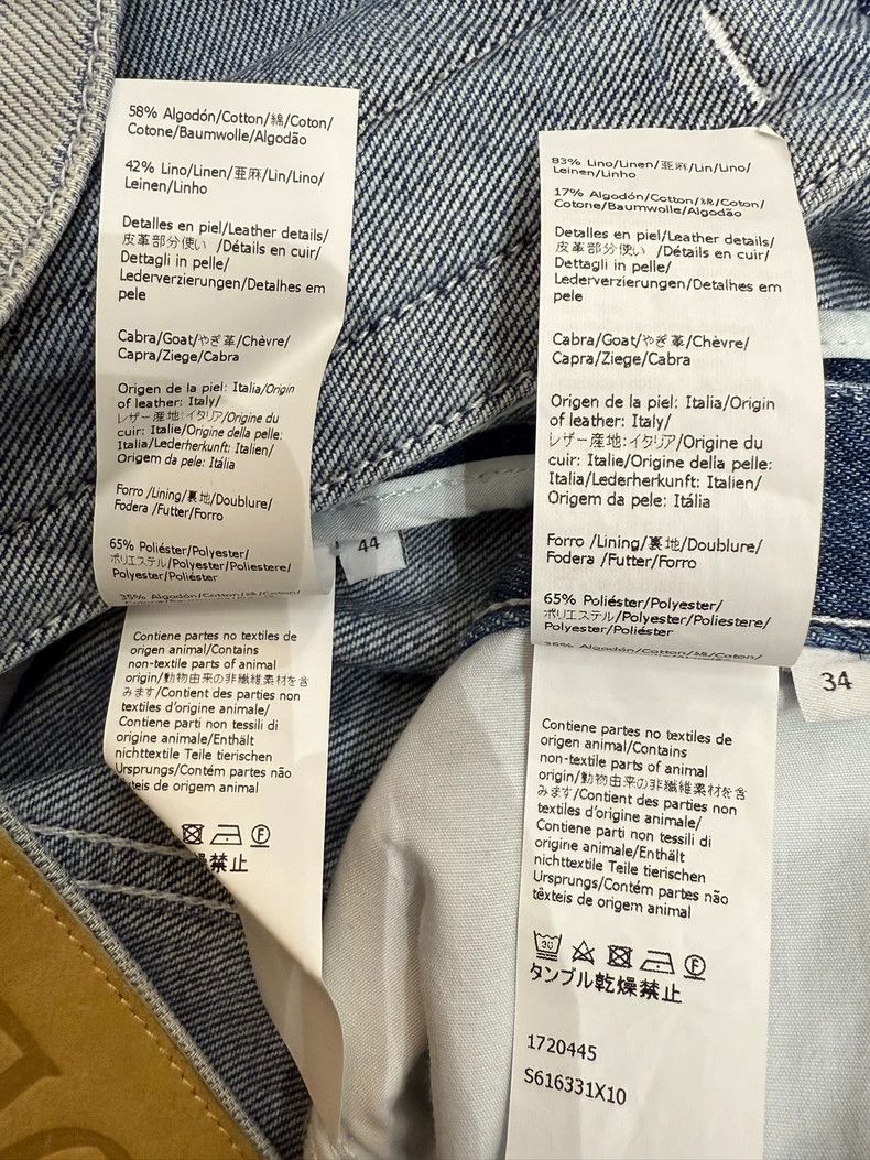 Loewe LOEWE Denim Jacket & Shorts Set Size US XS / EU 42 / 0 - 8 Thumbnail