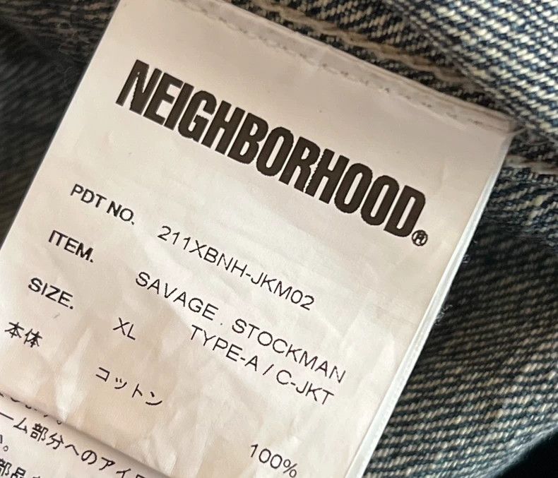 Neighborhood NEIGHBORHOOD SAVAGE STOCKMAN Denim Jacket Size US XL / EU 56 / 4 - 9 Thumbnail