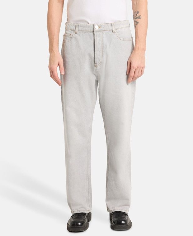 AMI Gris Javel Relaxed Fit Jeans Size US 31 - 2 Thumbnail
