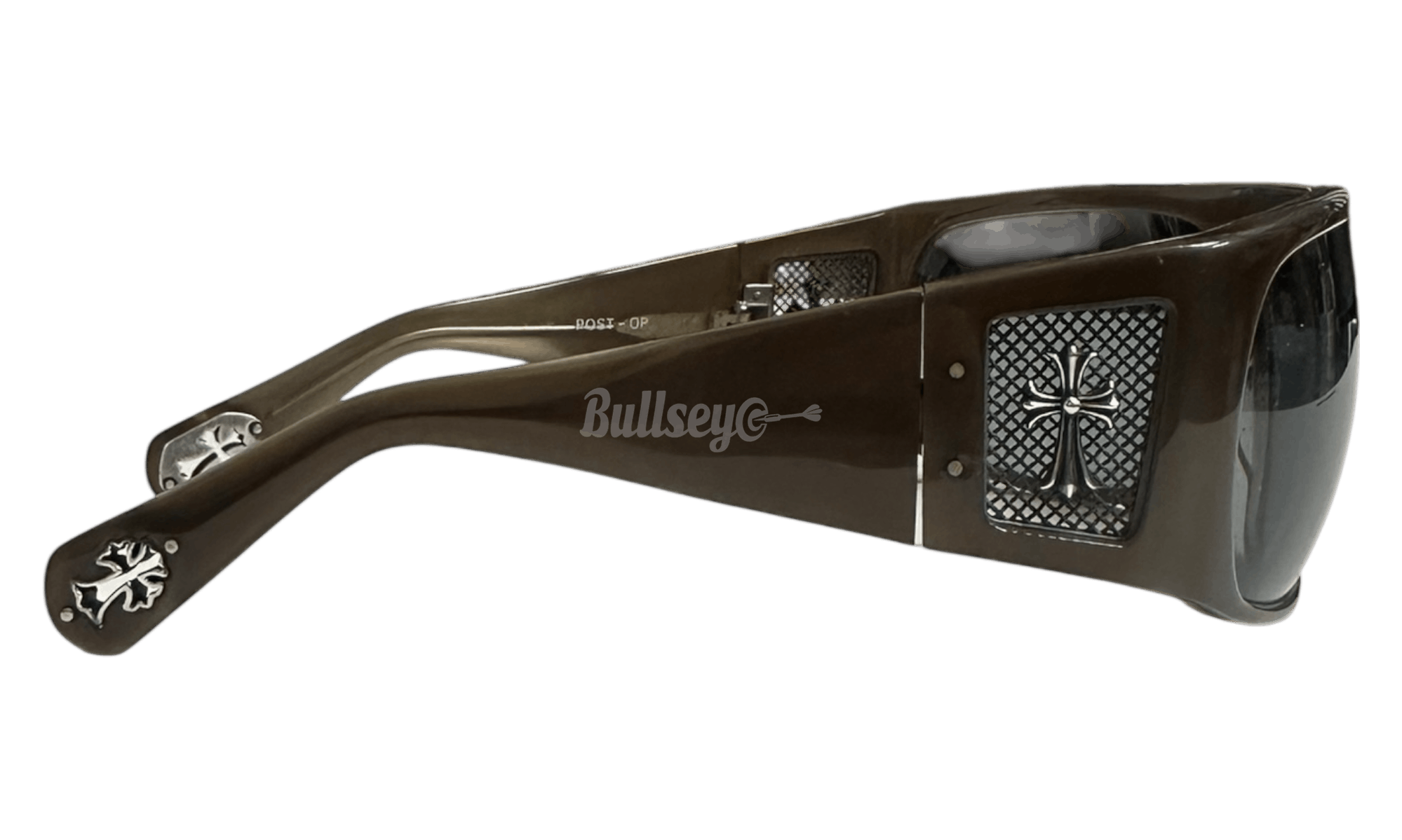 Chrome Hearts Post Op Light Brown Blue/Grey Tinted Sunglasses (PreOwned) Size ONE SIZE - 2 Thumbnail