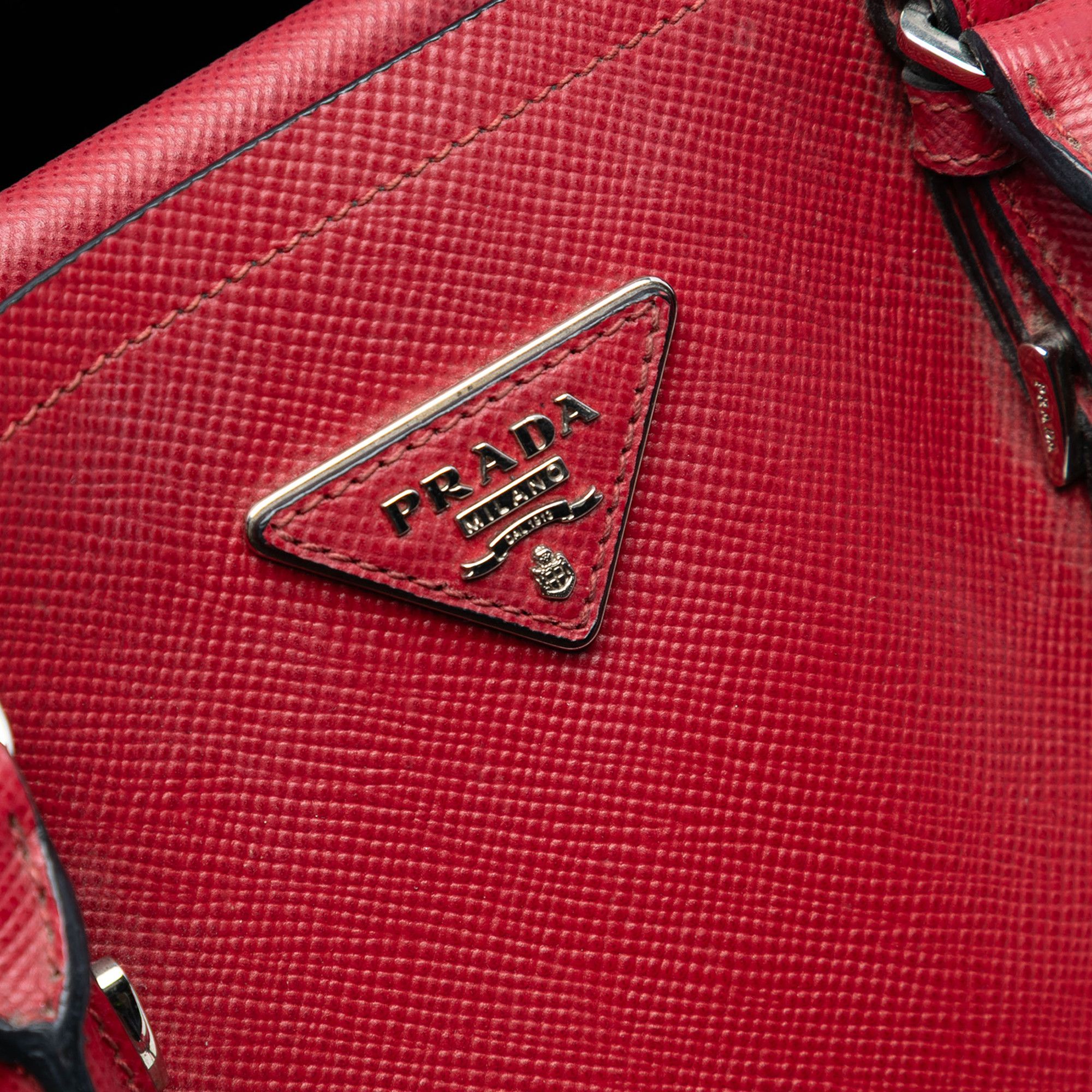Prada Prada Medium Saffiano Cuir Double Handle Satchel Size ONE SIZE - 5 Thumbnail