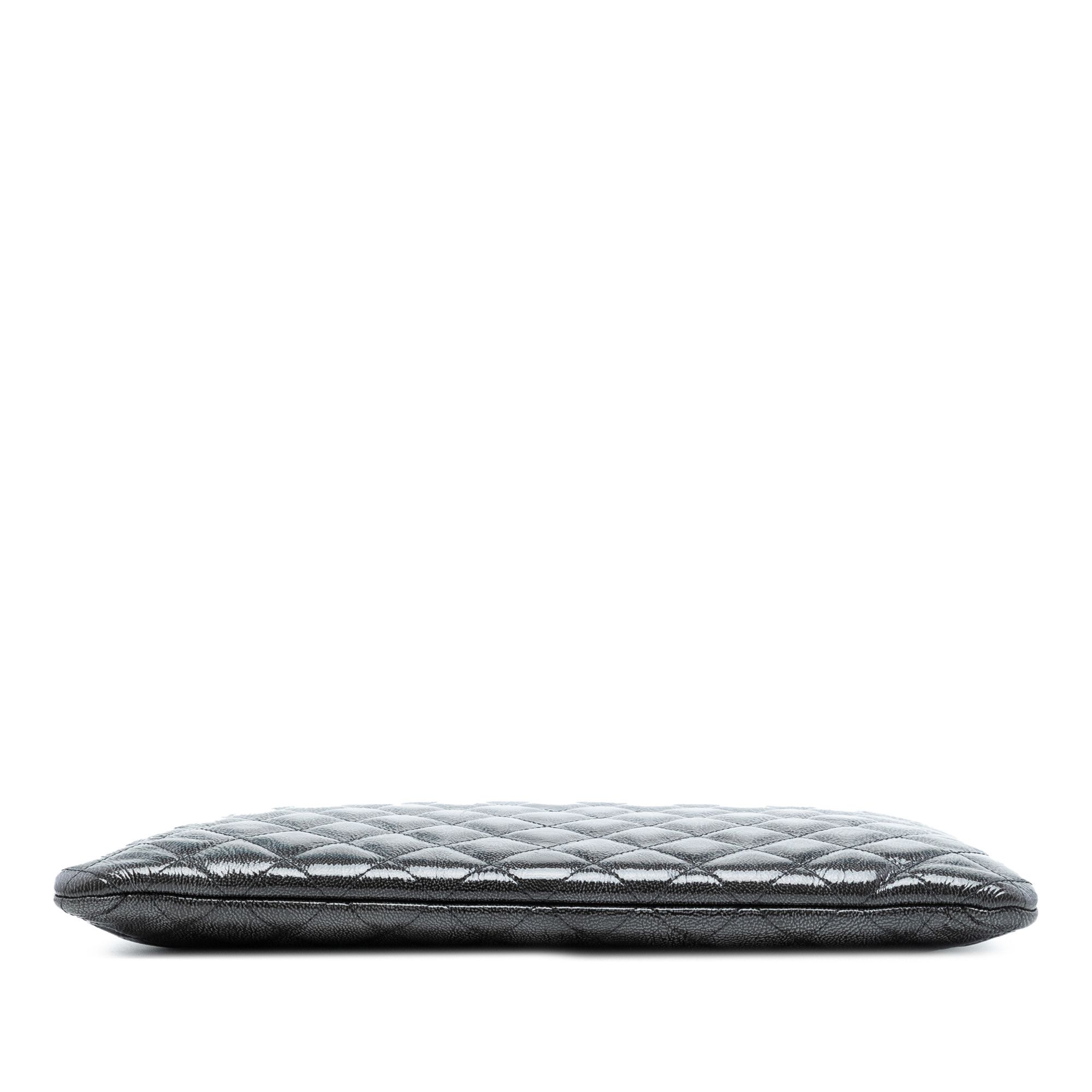 Chanel Chanel Large Quilted Iridescent Patent O Case Clutch Size ONE SIZE - 3 Thumbnail