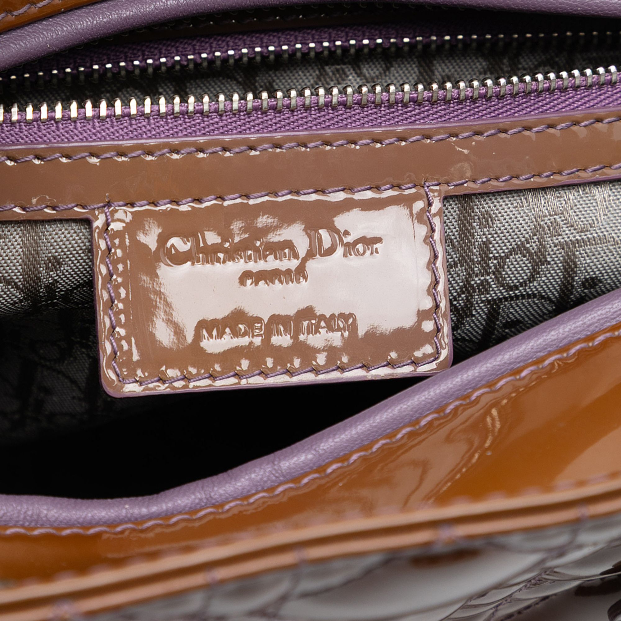 Dior Dior Large Patent Cannage Lady Dior Size ONE SIZE - 5 Thumbnail
