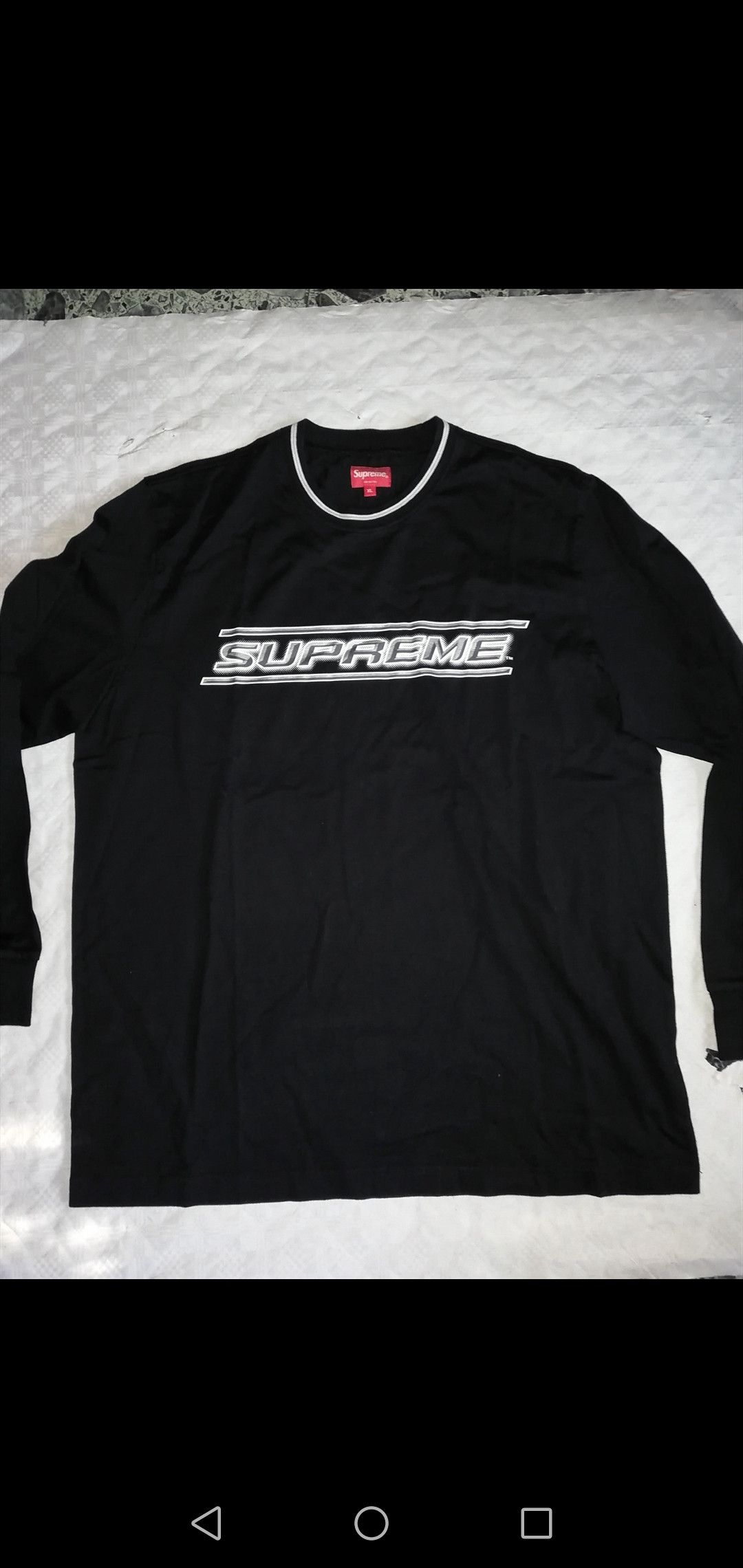 Supreme Supreme Bevel L/S Top Black | Grailed