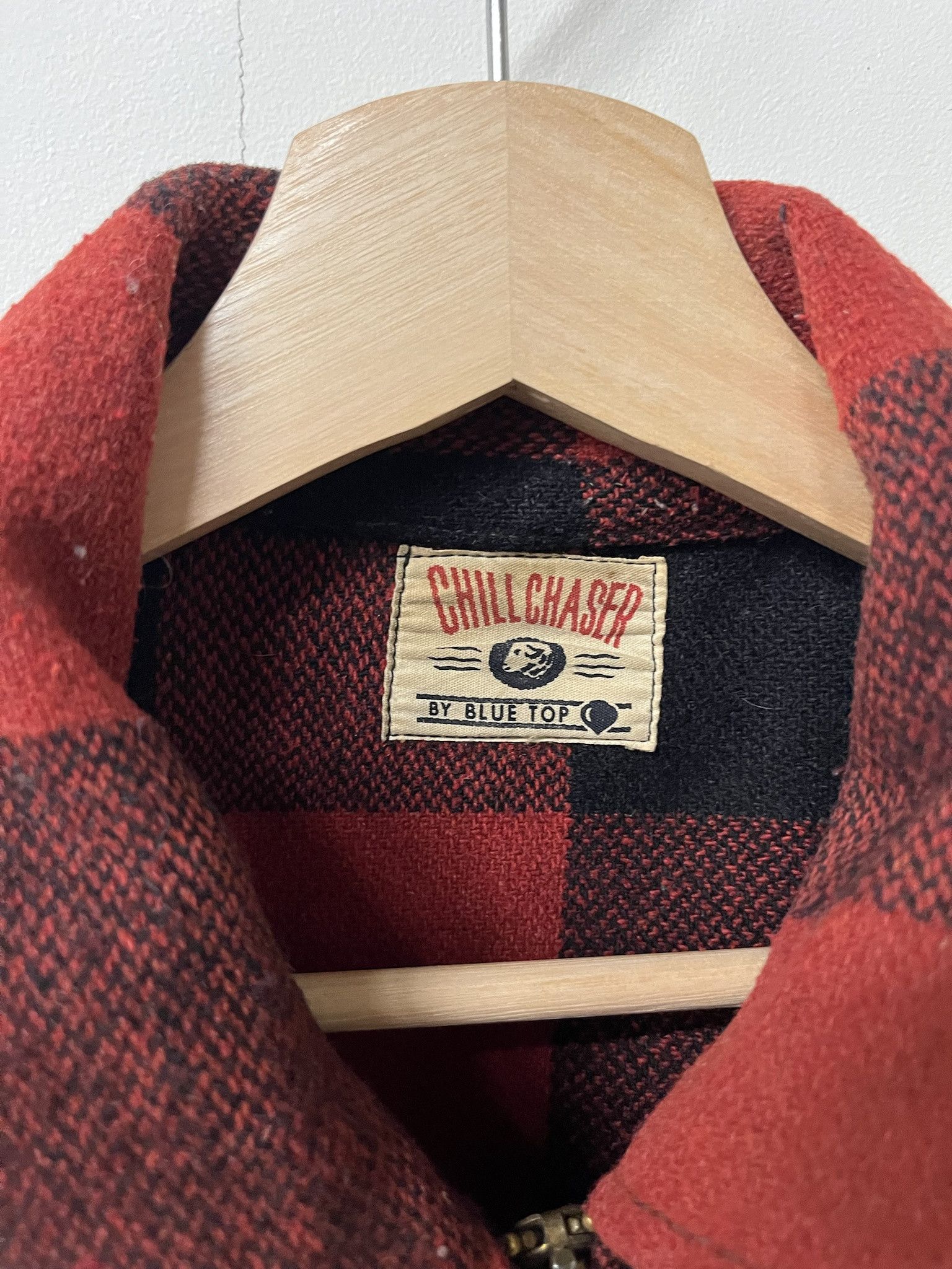 Woolrich Woolen Mills Vintage 1950s Blue Top CHill Chaser Buffalo Plaid Flannel Size L Size US L / EU 52-54 / 3 - 2 Thumbnail