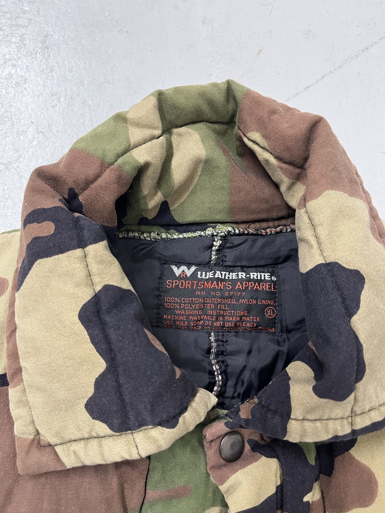 Carhartt Vintage 1980s Weather Rite Quilted Woodland Camo Snow Suit Coveralls Size XL Size US XL / EU 56 / 4 - 4 Thumbnail