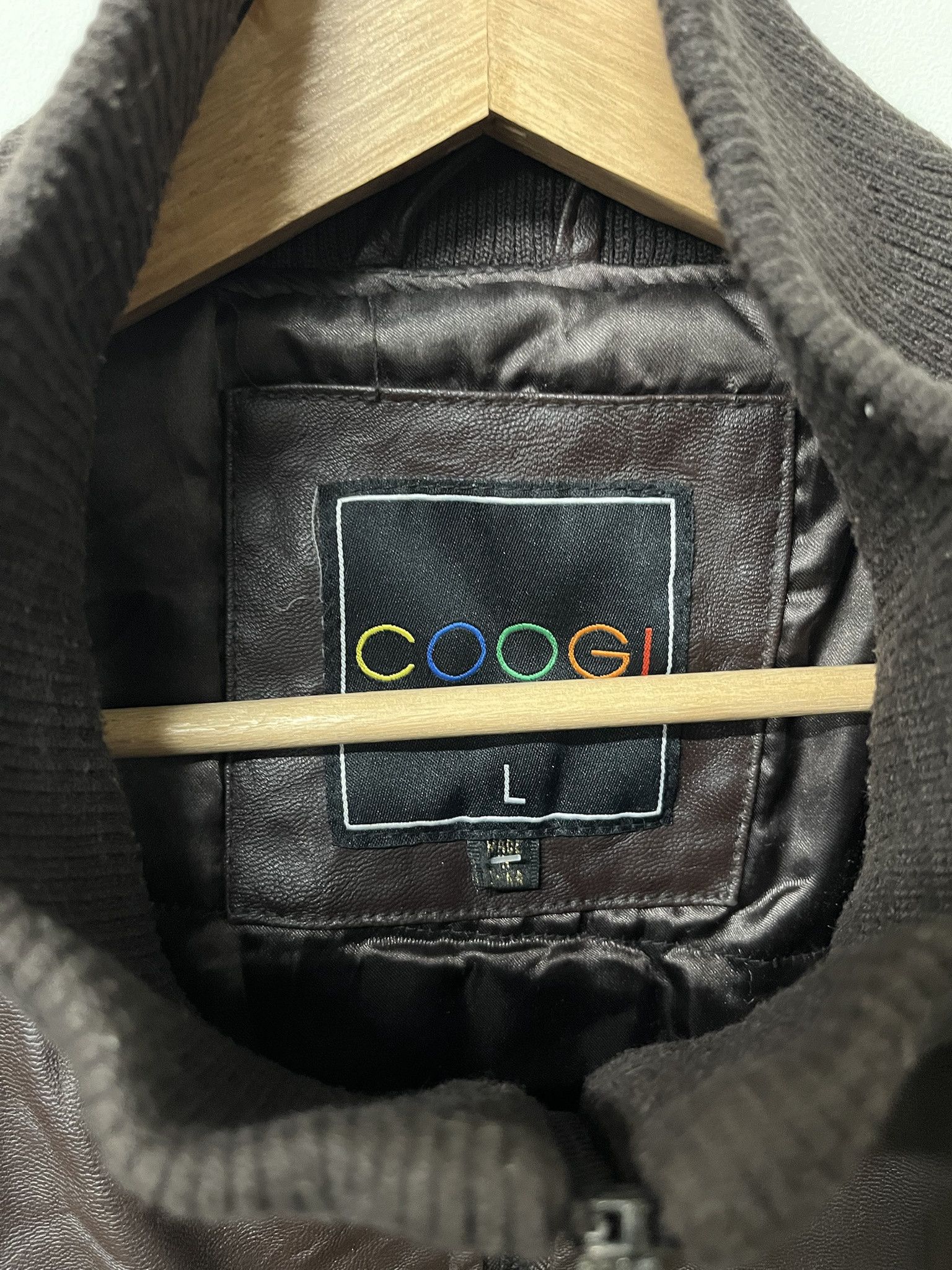Leather × Wilsons Leather Vintage 2000s Coogi Brown Leather Jacket Size L Size US L / EU 52-54 / 3 - 2 Thumbnail