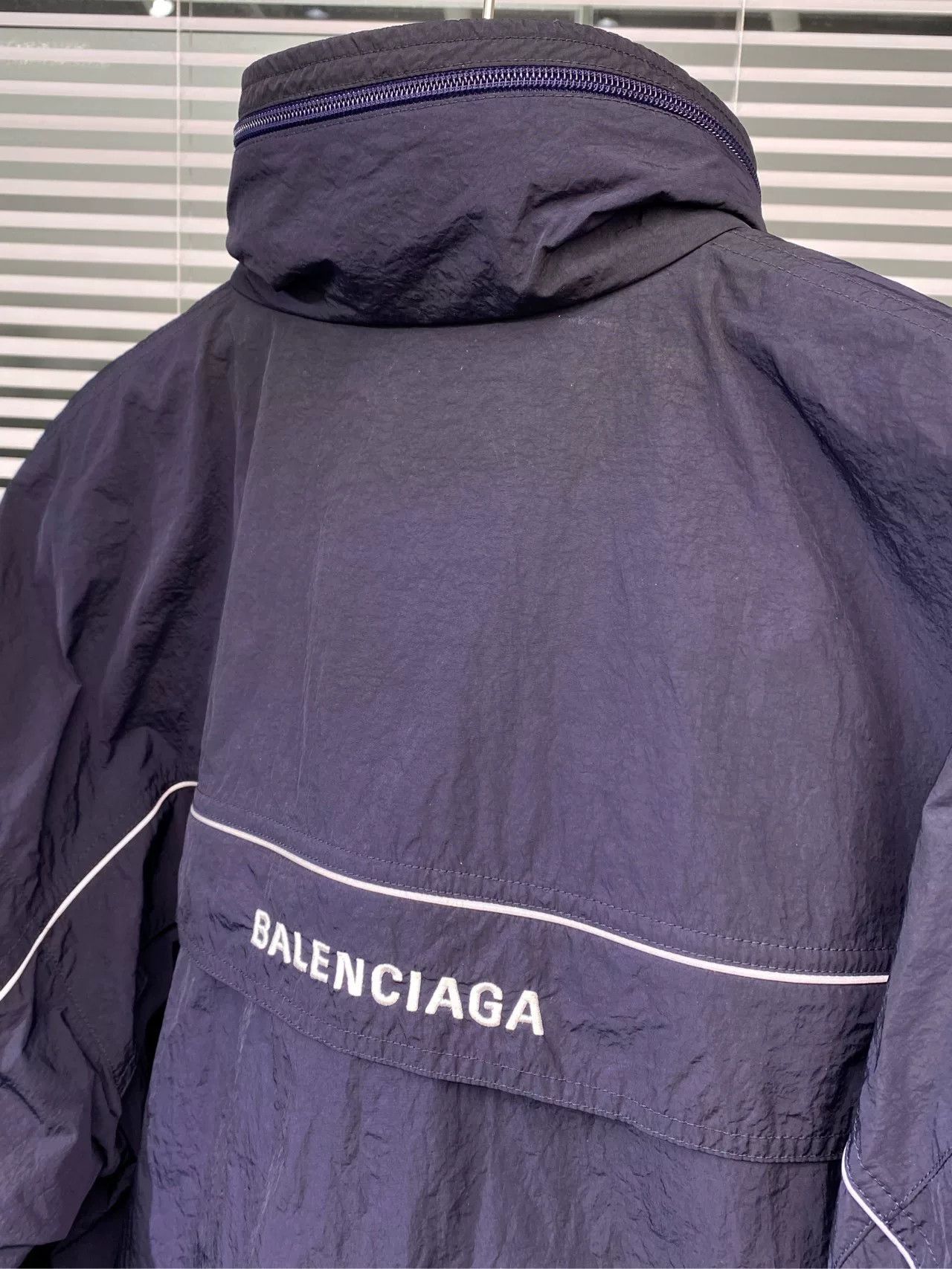 Balenciaga Balenciaga Half-Zip Logo Embroidery Jacket Size US XL / EU 56 / 4 - 7 Thumbnail