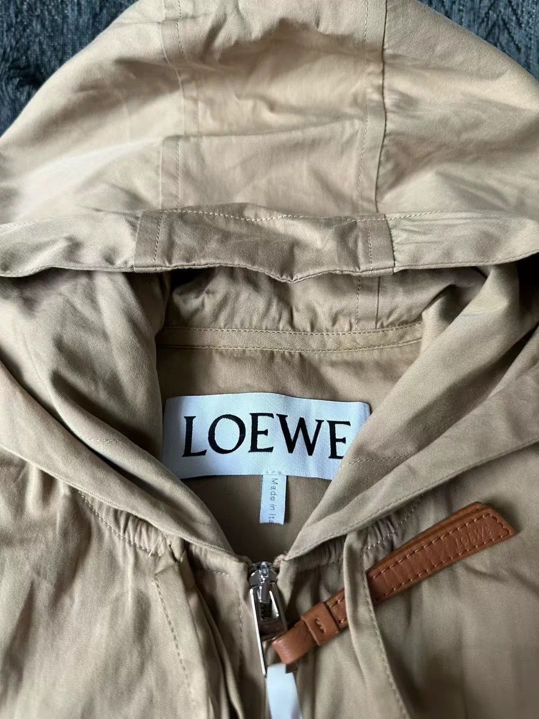 Loewe Loewe Beige Leather Patch Trench Jacket Size US S / EU 44-46 / 1 - 3 Thumbnail