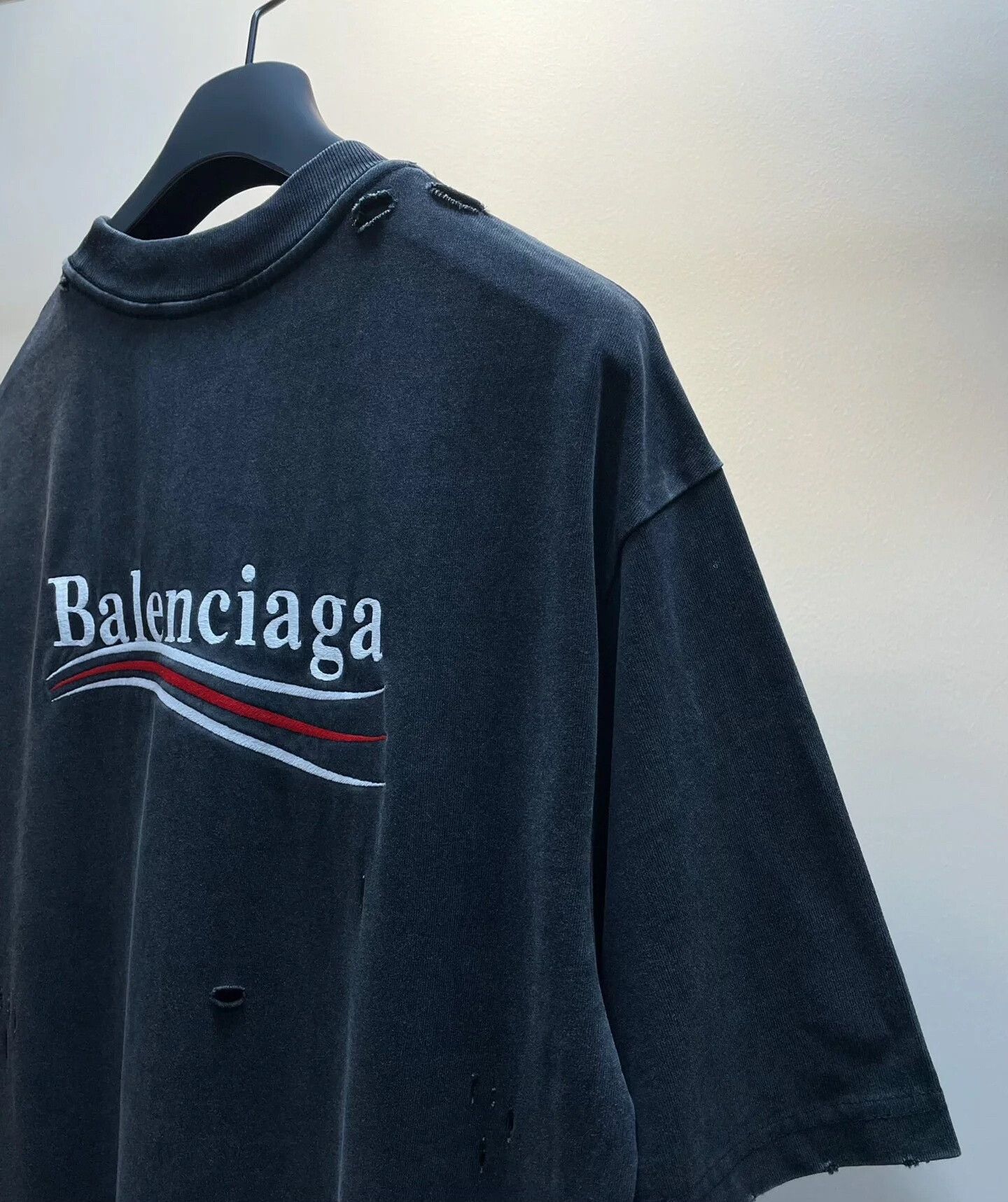 Balenciaga Balenciaga Inside-Out Wave Coke T-shirt Size US XL / EU 56 / 4 - 4 Thumbnail