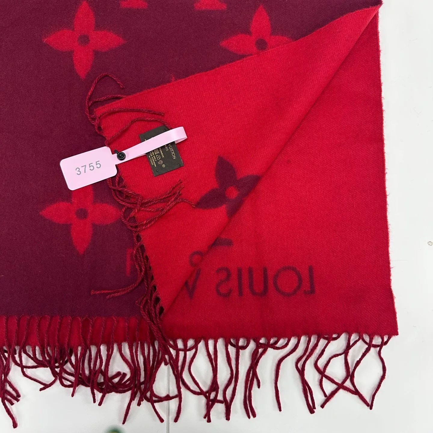 Louis Vuitton Louis Vuitton Double-sided Cashmere Scarf Size ONE SIZE - 5 Thumbnail