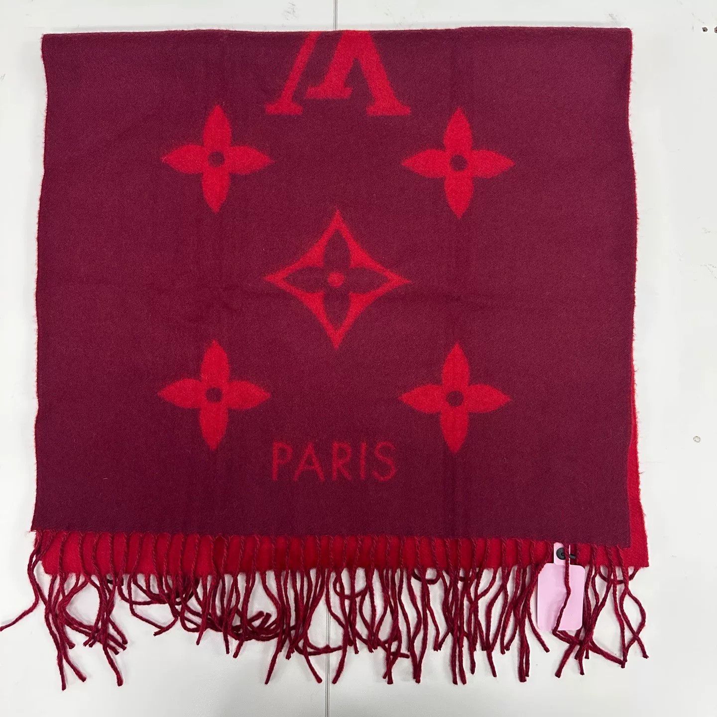 Louis Vuitton Louis Vuitton Double-sided Cashmere Scarf Size ONE SIZE - 4 Thumbnail