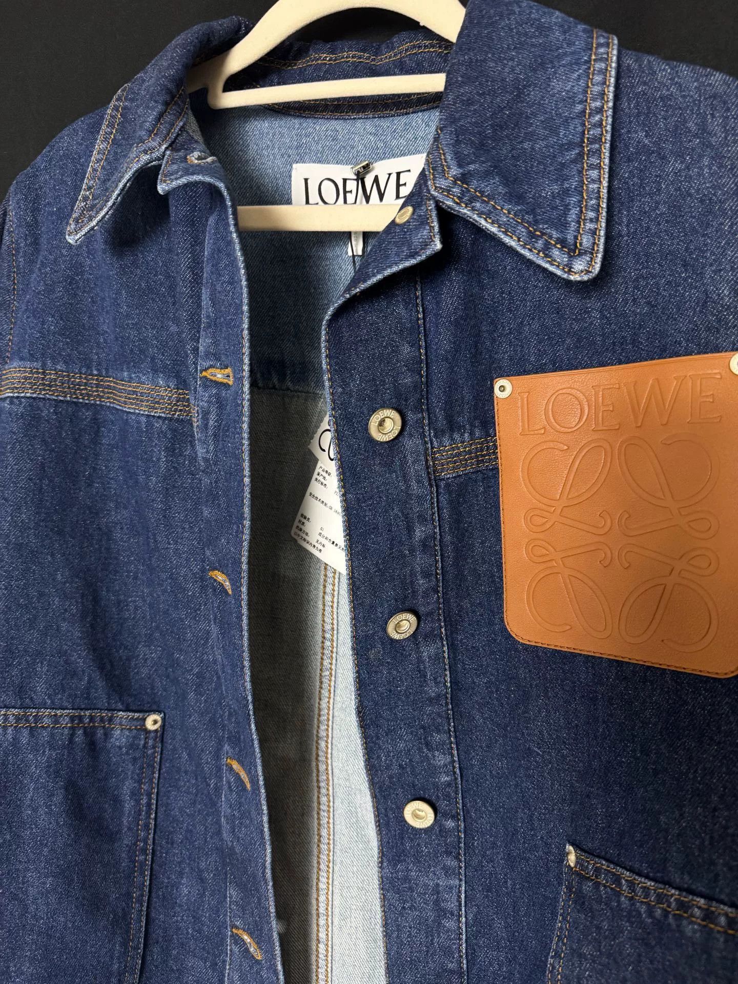 Loewe Loewe Blue Denim Jacket Size 36 Size US L / EU 52-54 / 3 - 2 Thumbnail