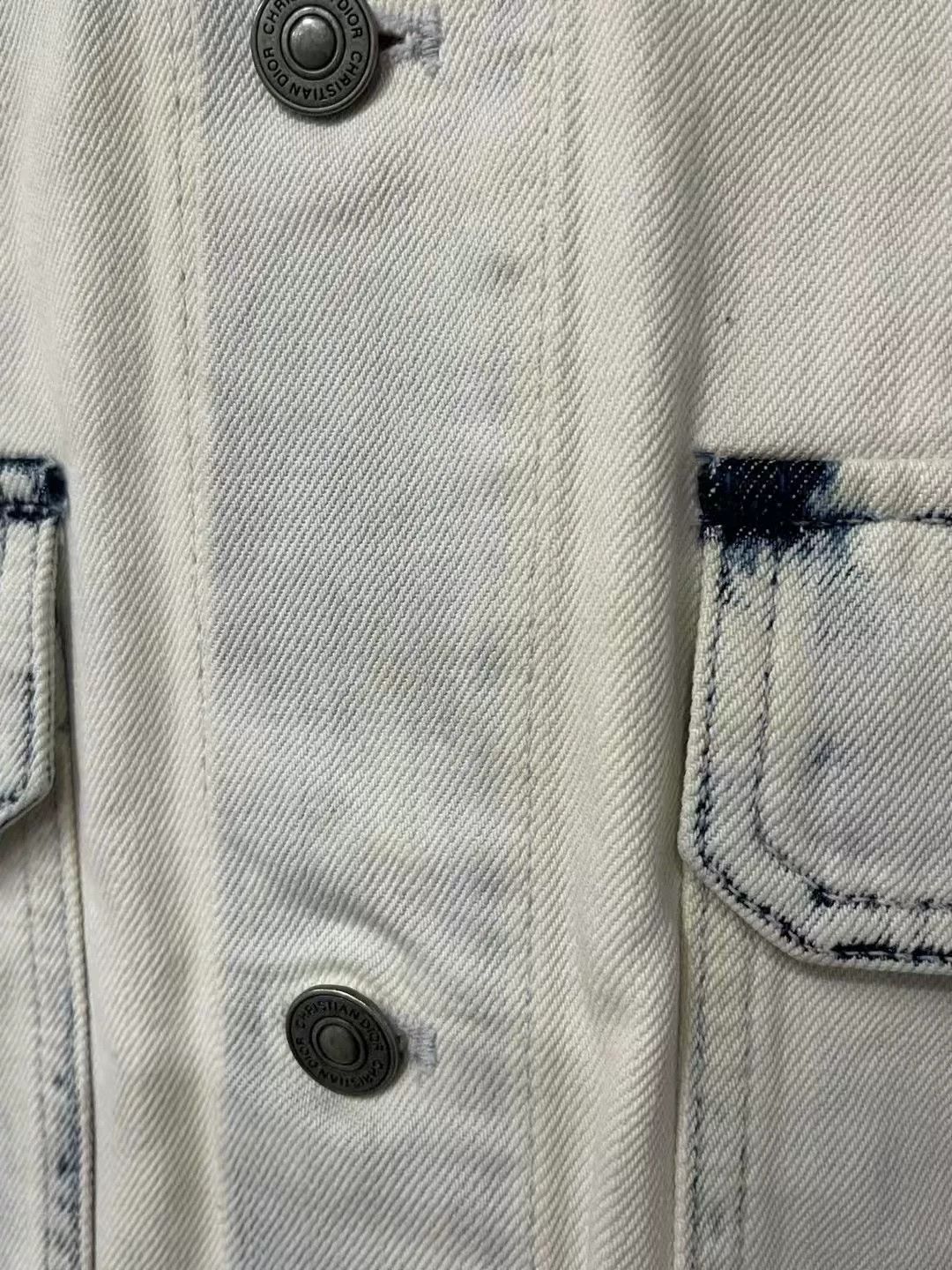 Dior Dior Tie-Dye Denim Jacket Size US XS / EU 42 / 0 - 7 Thumbnail
