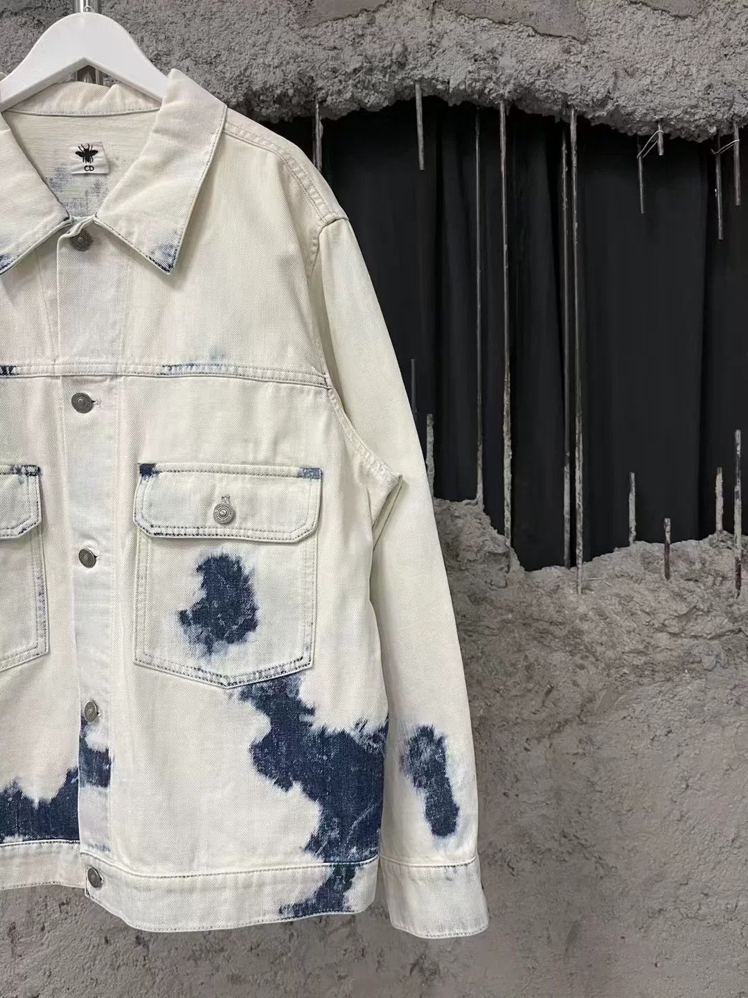 Dior Dior Tie-Dye Denim Jacket Size US XS / EU 42 / 0 - 4 Thumbnail