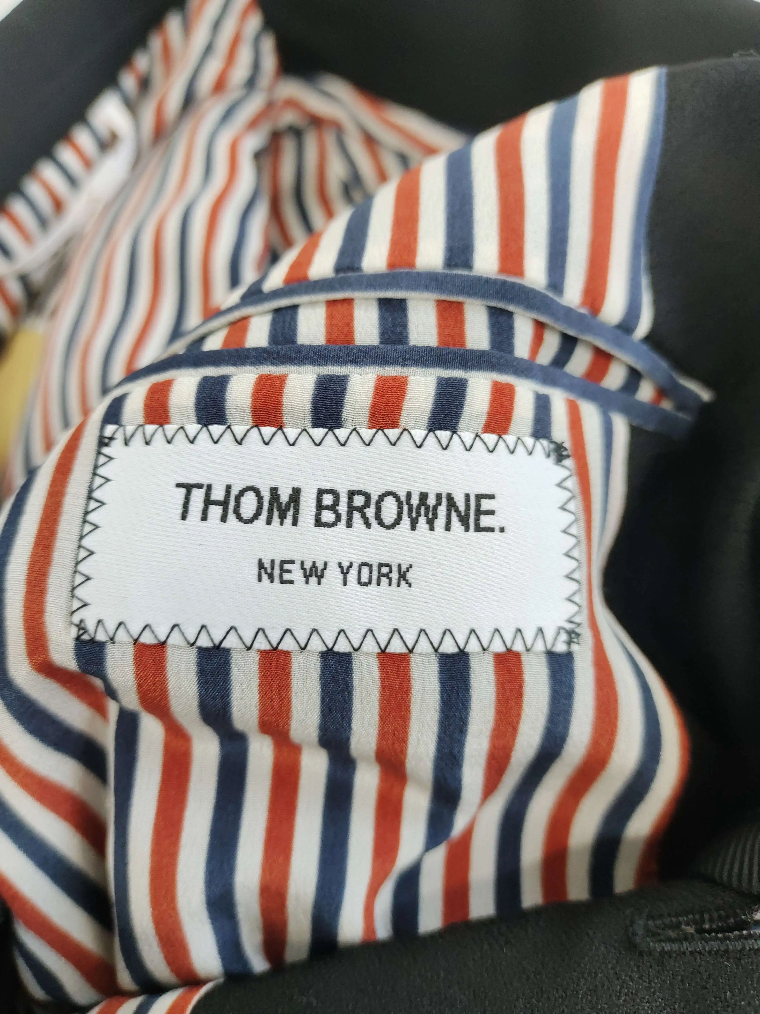 Thom Browne thom browne black wool suit jacket size 38 Size US M / EU 48-50 / 2 - 3 Thumbnail