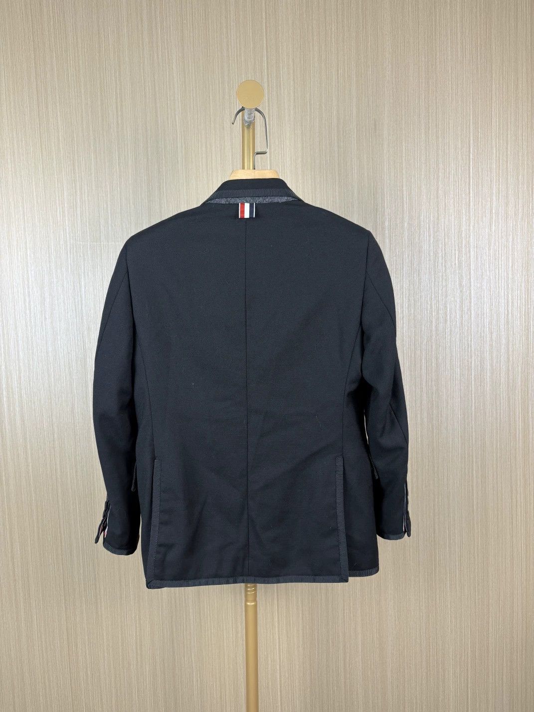 Thom Browne thom browne black wool suit jacket size 38 Size US M / EU 48-50 / 2 - 2 Thumbnail