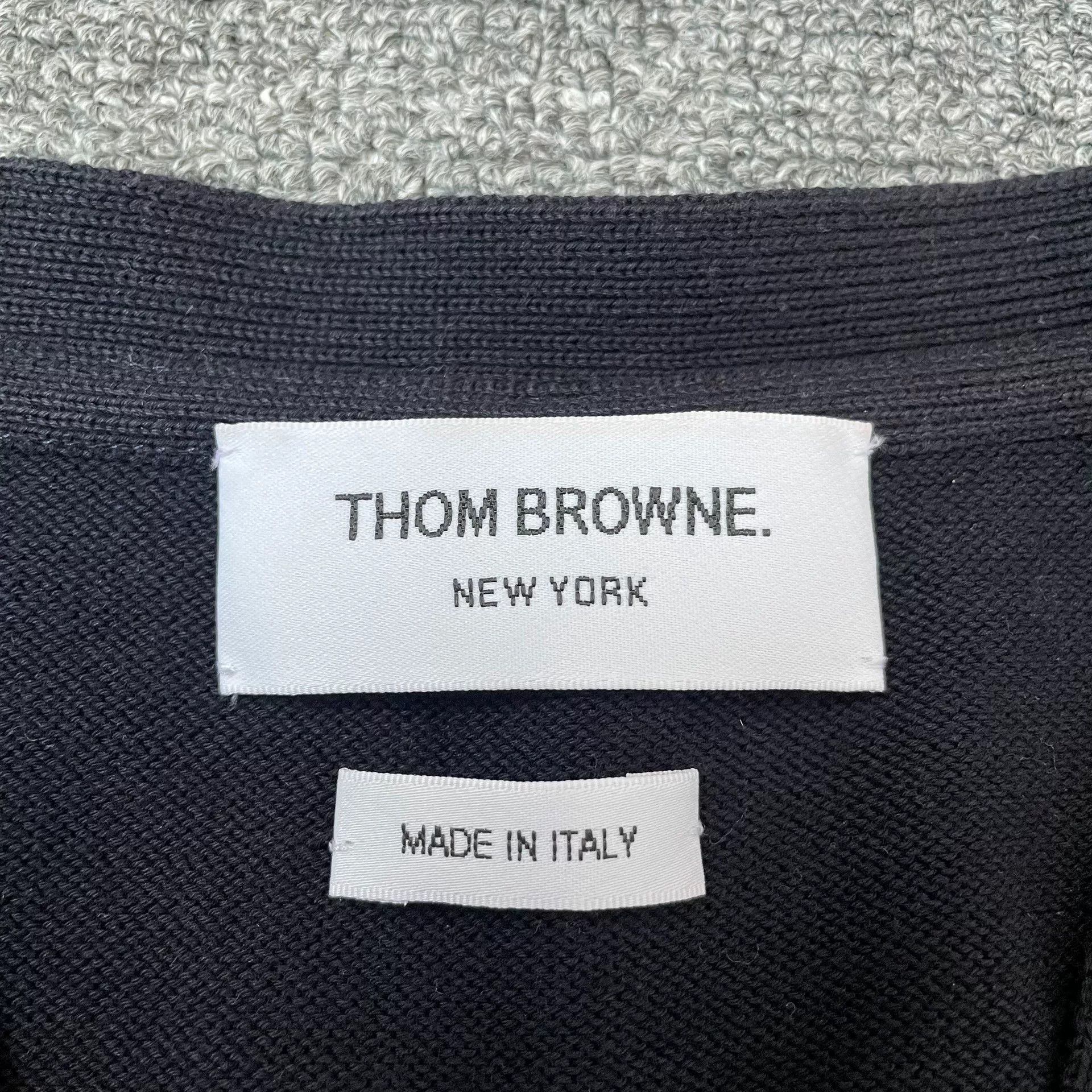 Thom Browne thom browne navy anchor cardigan sweater Size US S / EU 44-46 / 1 - 3 Thumbnail