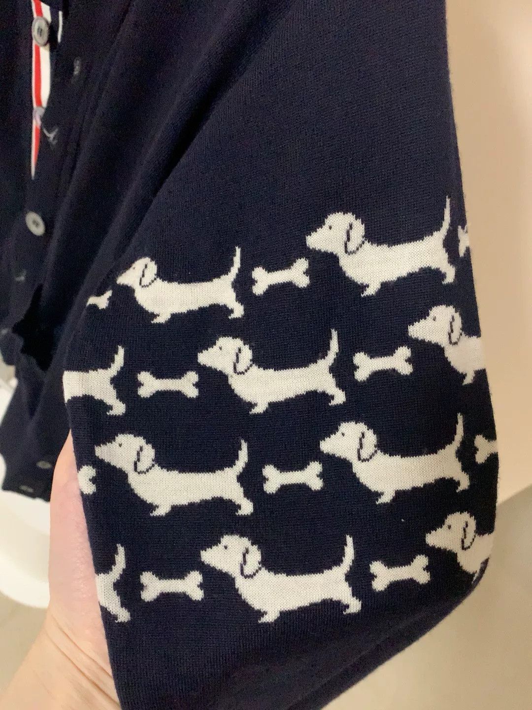 Thom Browne thom browne navy dog logo cardigan Size US S / EU 44-46 / 1 - 2 Thumbnail