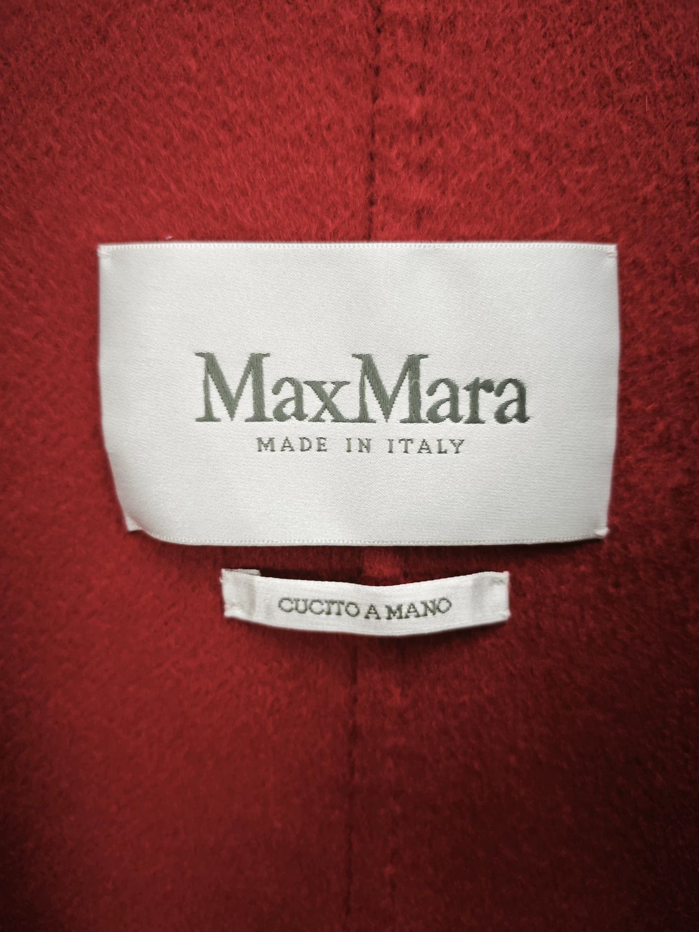 Max Mara MaxMara Red Wool Coat Size 36 Size US S / EU 44-46 / 1 - 2 Thumbnail