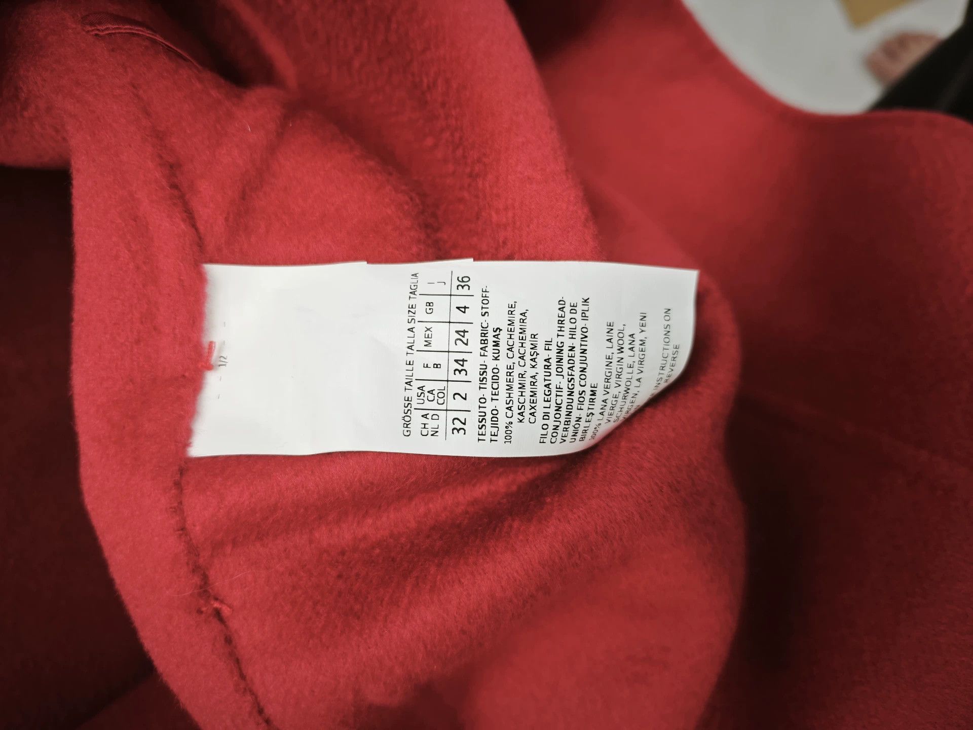Max Mara MaxMara Red Wool Coat Size 36 Size US S / EU 44-46 / 1 - 3 Thumbnail