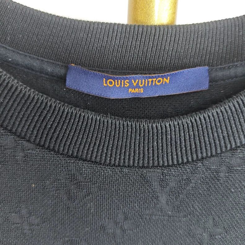 Louis Vuitton LV Monogram Black Short Sleeve Tee Size US S / EU 44-46 / 1 - 3 Thumbnail