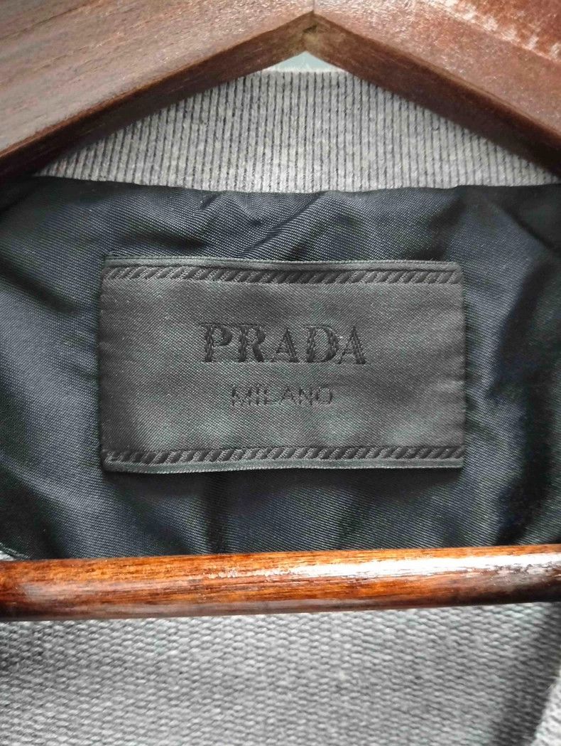 Prada Prada Gray Sweatshirt XL Size US XL / EU 56 / 4 - 5 Thumbnail