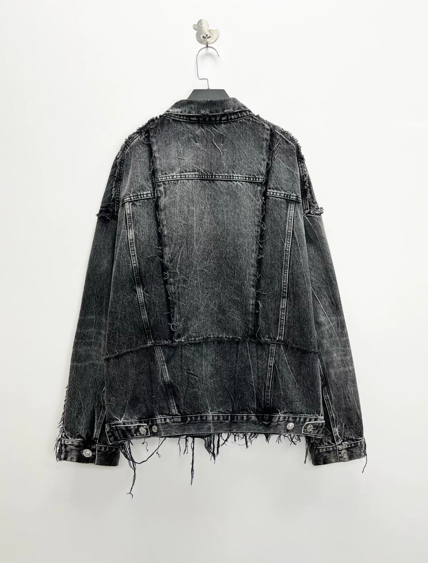 Balenciaga Balenciaga Cut-Up Denim Jacket Size US M / EU 48-50 / 2 - 2 Thumbnail