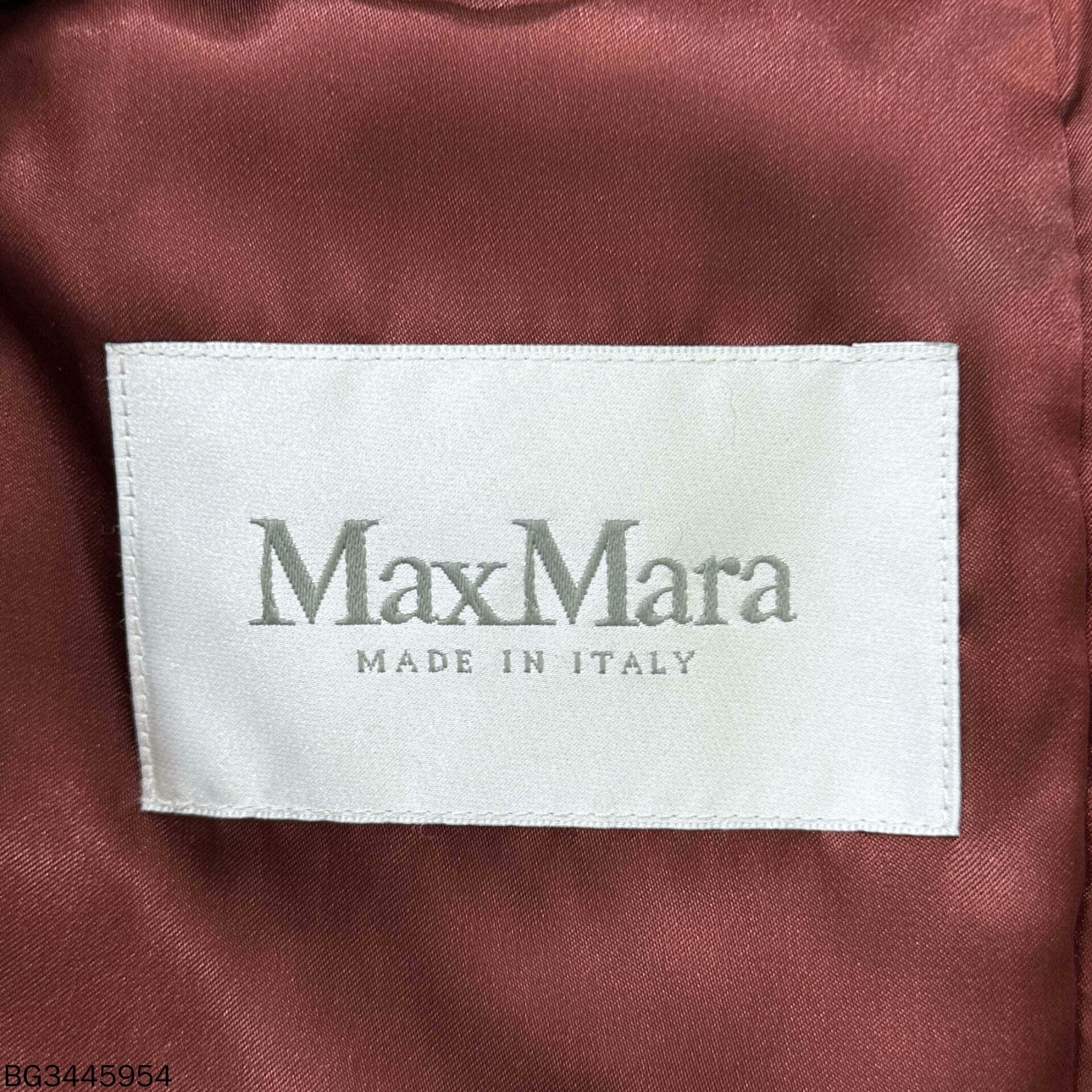 Max Mara red alpaca wool belted coat by MaxMara Size US S / EU 44-46 / 1 - 4 Thumbnail