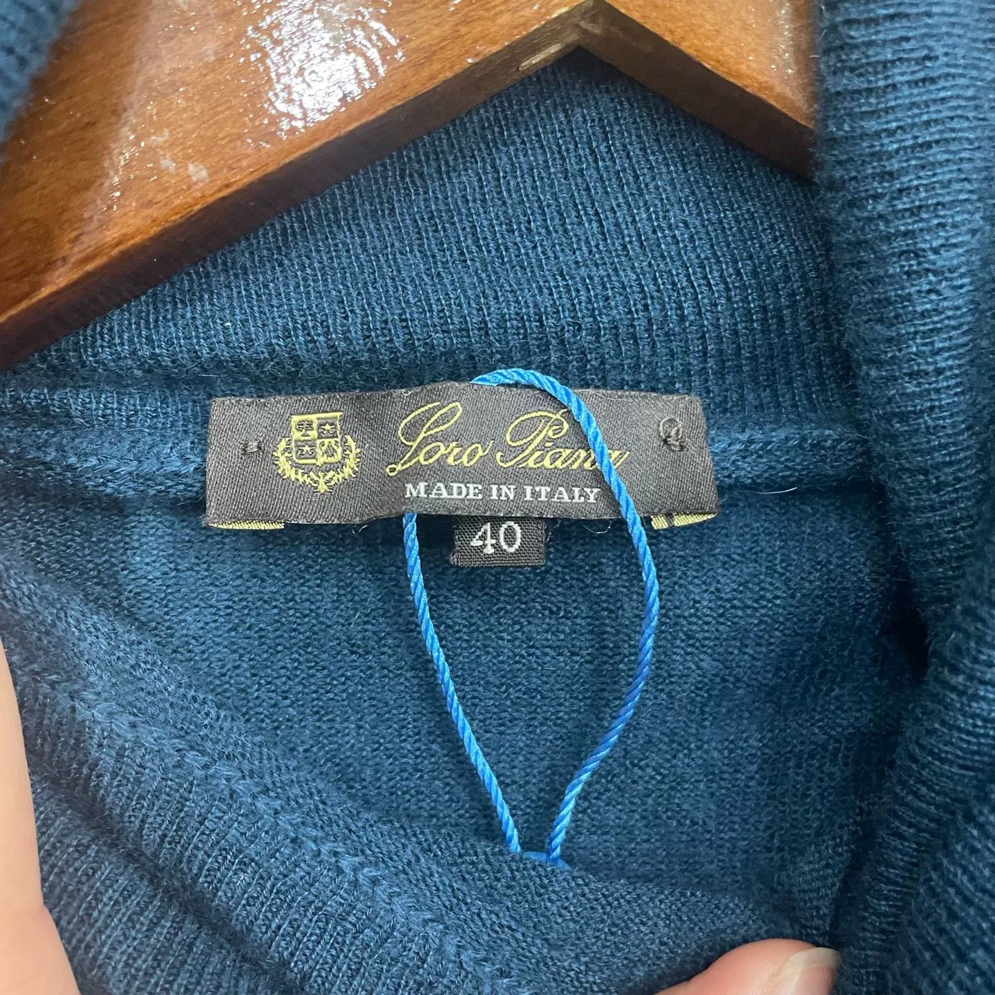 Loro Piana Loro Piana navy blue baby cashmere turtleneck sweater Size US S / EU 44-46 / 1 - 3 Thumbnail
