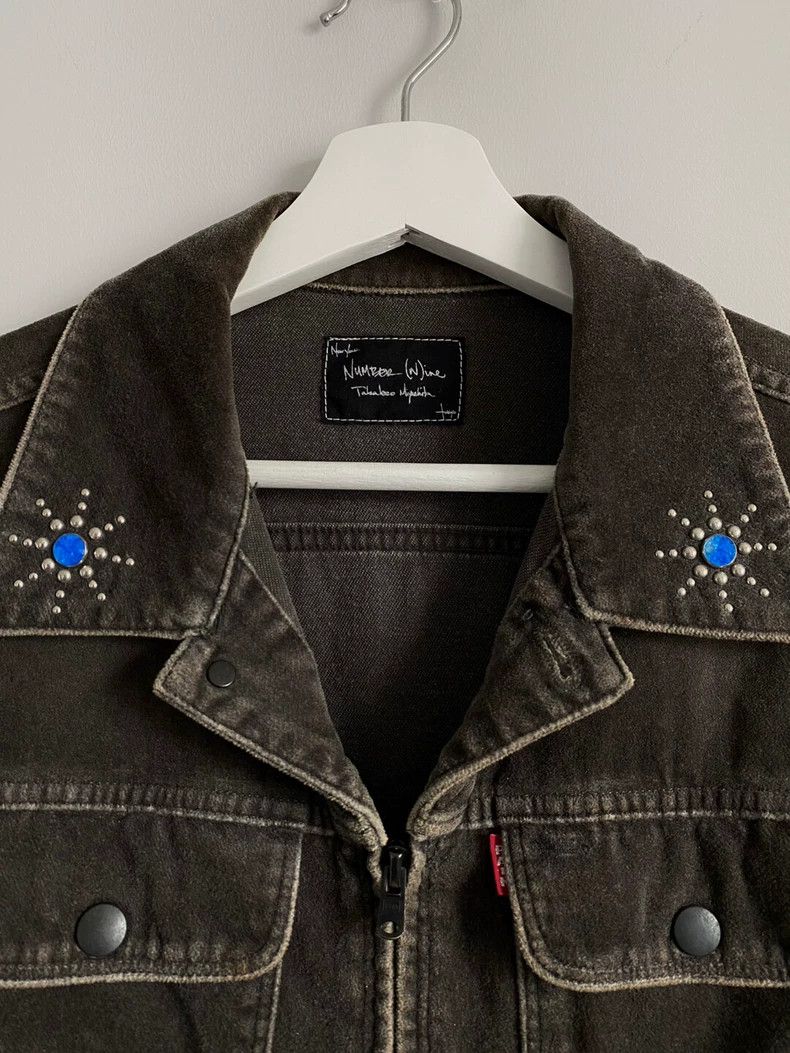 Number (N)ine NUMBER (N)ine Studded Denim Jacket Size US M / EU 48-50 / 2 - 2 Thumbnail